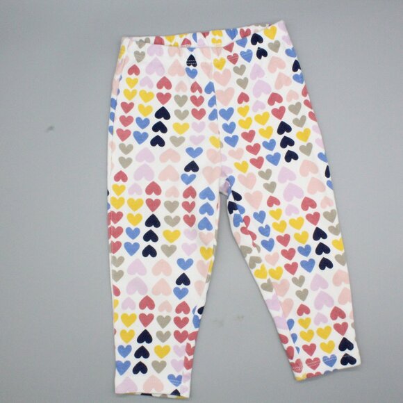 Carter’s 2-Piece Baby Outfit | Size 12 M | Mustard & Multicolor Hearts - Picture 5 of 5